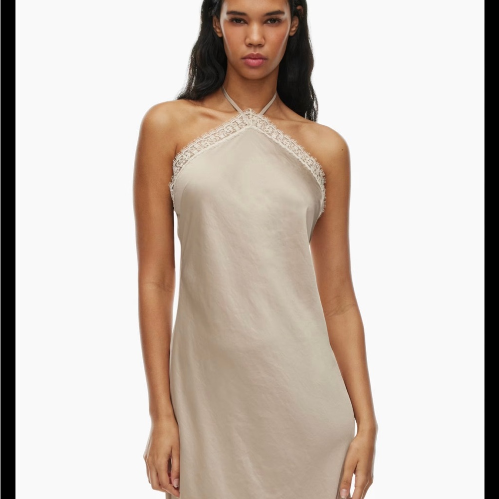 Aritzia Lyon Satin Dress